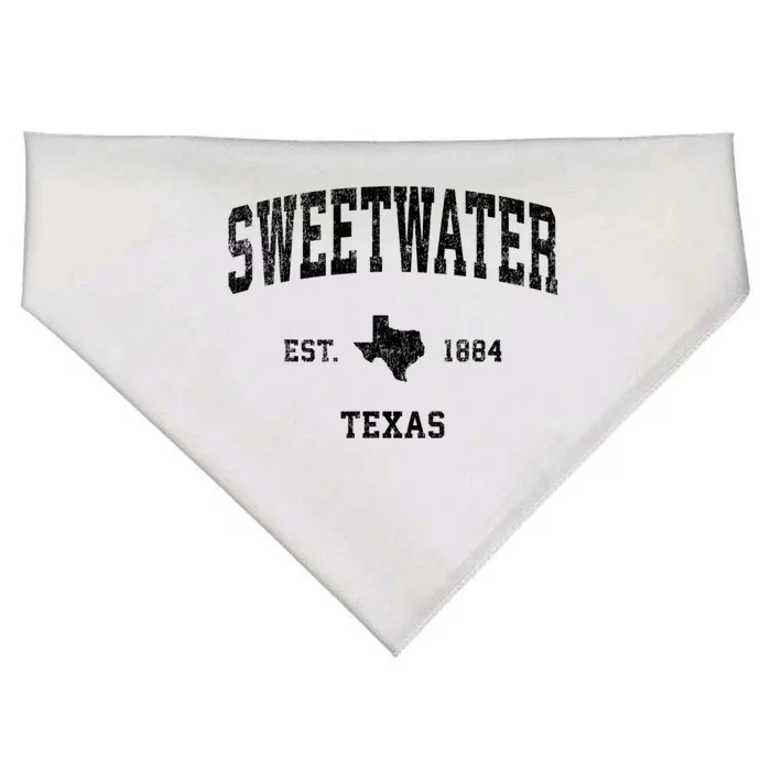 Sweetwater Texas Tx Vintage Sports USA-Made Doggie Bandana