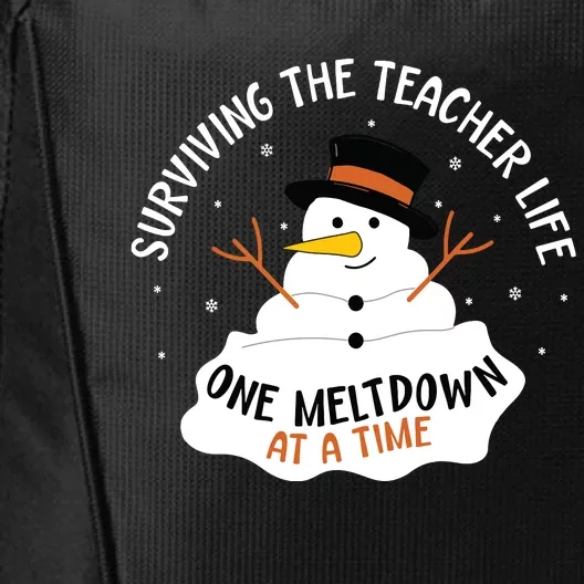 Surviving The Teacher Life One Meltdown At A Time Christmas City Backpack