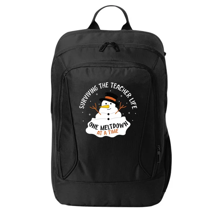 Surviving The Teacher Life One Meltdown At A Time Christmas City Backpack