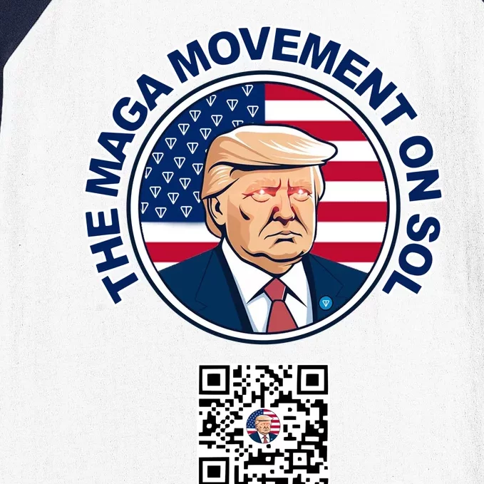 Scottpresler Trump The Maga Movement On Sol Scan To Join The Movement Baseball Sleeve Shirt