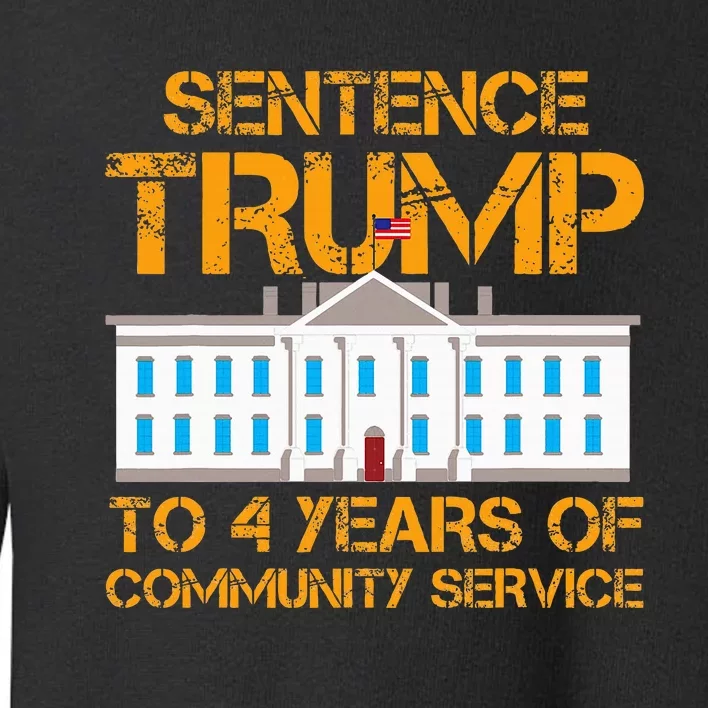 Sentence Trump To 4 Years Of Community Service Toddler Sweatshirt