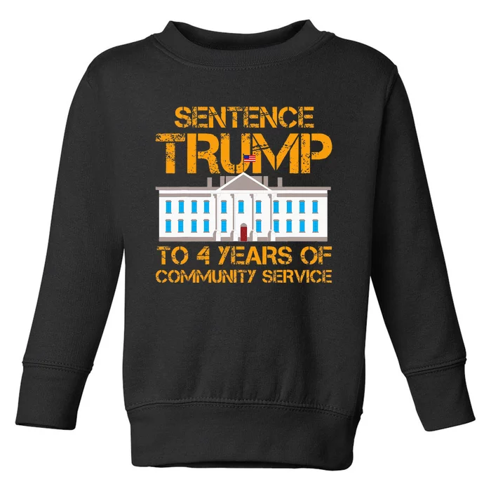 Sentence Trump To 4 Years Of Community Service Toddler Sweatshirt