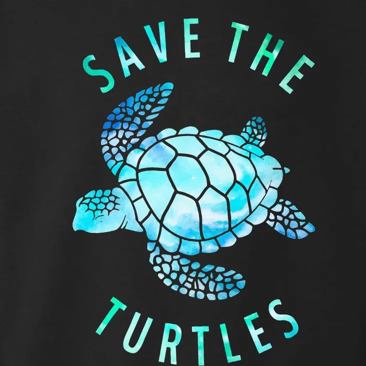 Save The Turtles Sea Turtle Tie Dye Ocean Wildlife Earth Day Toddler Hoodie