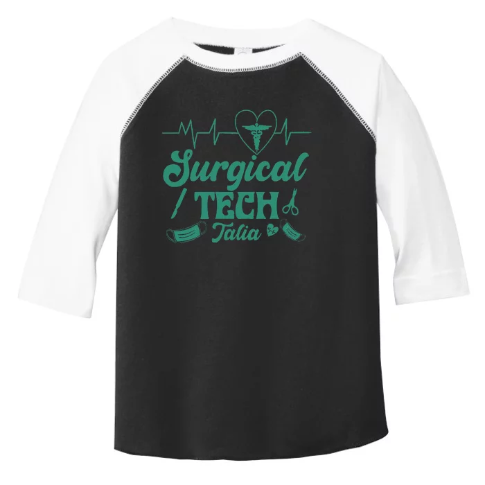 Surgical Tech Talia Toddler Fine Jersey T-Shirt