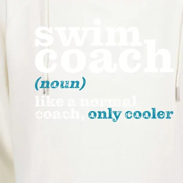 Swim Teacher Thank You Teacher Gift Womens Funnel Neck Pullover Hood