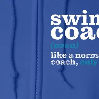 Swim Teacher Thank You Teacher Gift Full Zip Hoodie