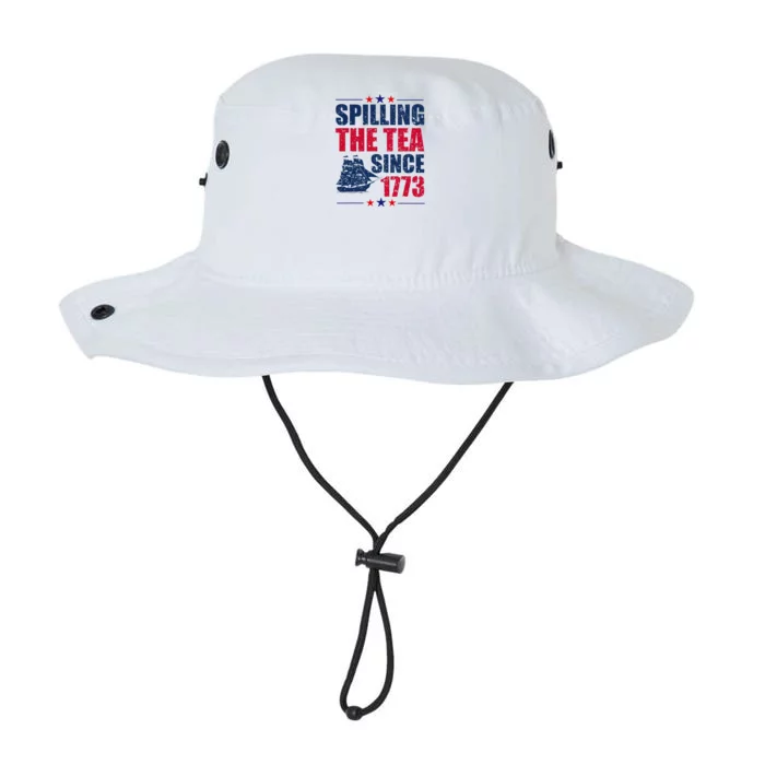 Spilling The Tea Since 1773 Women History Teacher 4th July Legacy Cool Fit Booney Bucket Hat