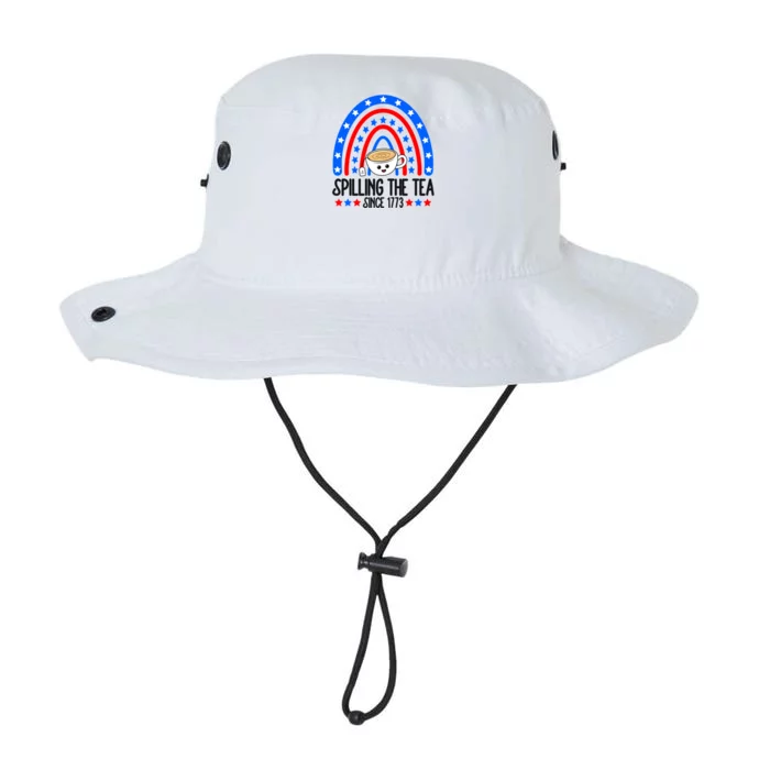 Spilling The Tea Since 1773 4th Of July Rainbow For Teacher Gift Legacy Cool Fit Booney Bucket Hat