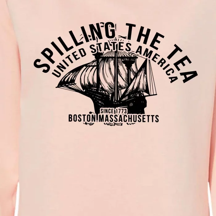 Spilling The Tea Since 1773 History Teacher Womens California Wash Sweatshirt