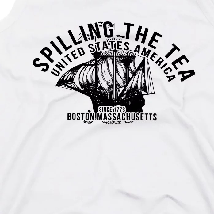 Spilling The Tea Since 1773 History Teacher Tank Top