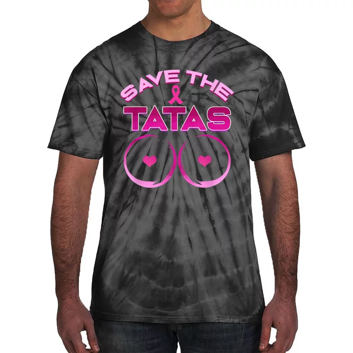 Save The Tatas Pink Ribbon Tie-Dye T-Shirt