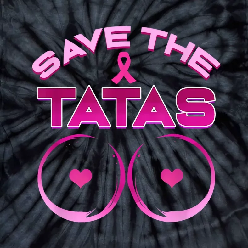 Save The Tatas Pink Ribbon Tie-Dye T-Shirt