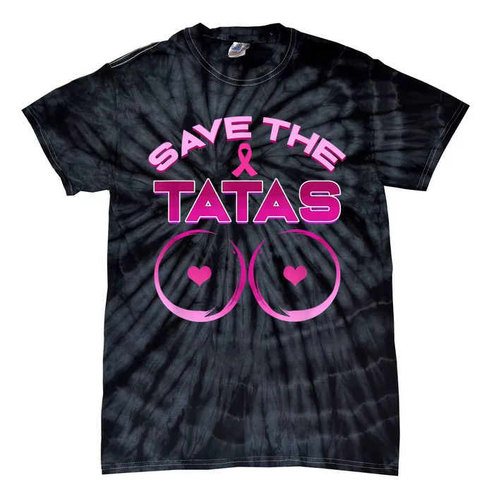 Save The Tatas Pink Ribbon Tie-Dye T-Shirt