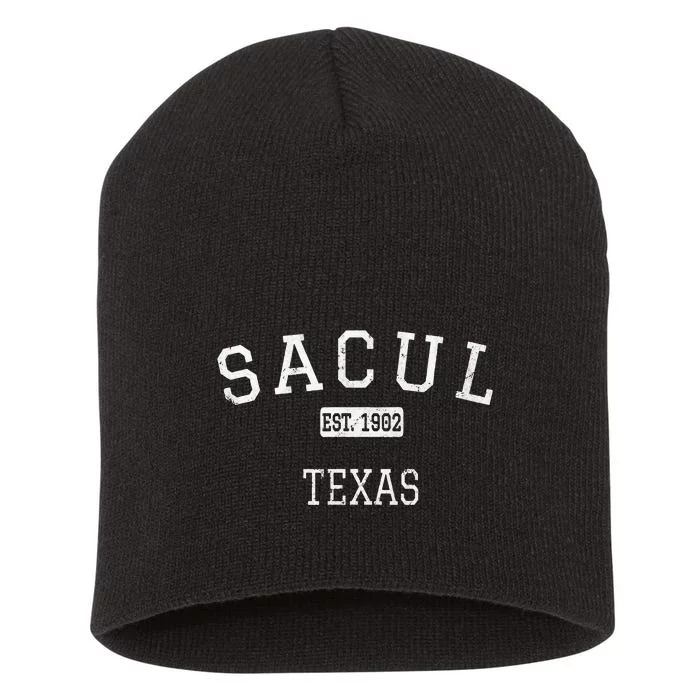 Sacul Texas Tx Vintage Short Acrylic Beanie