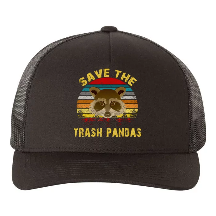 Save The Trash Pandas Yupoong Adult 5-Panel Trucker Hat