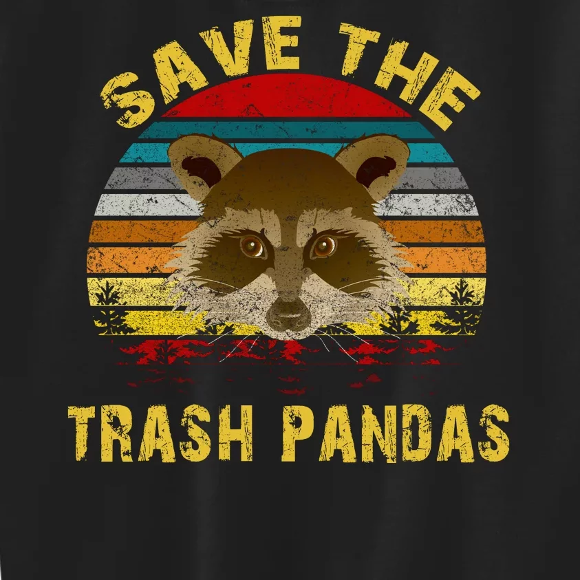 Save The Trash Pandas Kids Sweatshirt