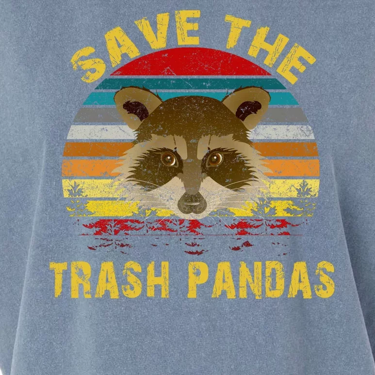 Save The Trash Pandas Garment-Dyed Women's Muscle Tee