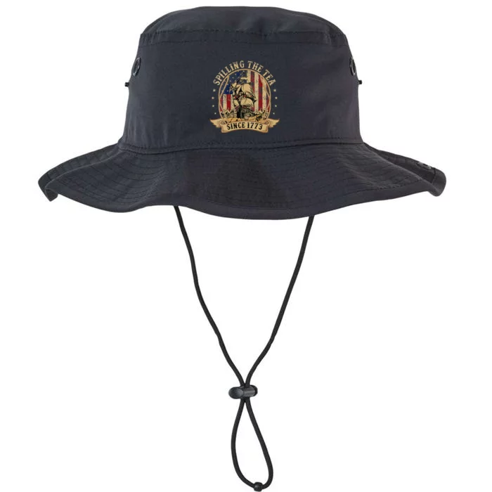 Spilling The Tea Since 1773 American History Teacher Vintage Legacy Cool Fit Booney Bucket Hat