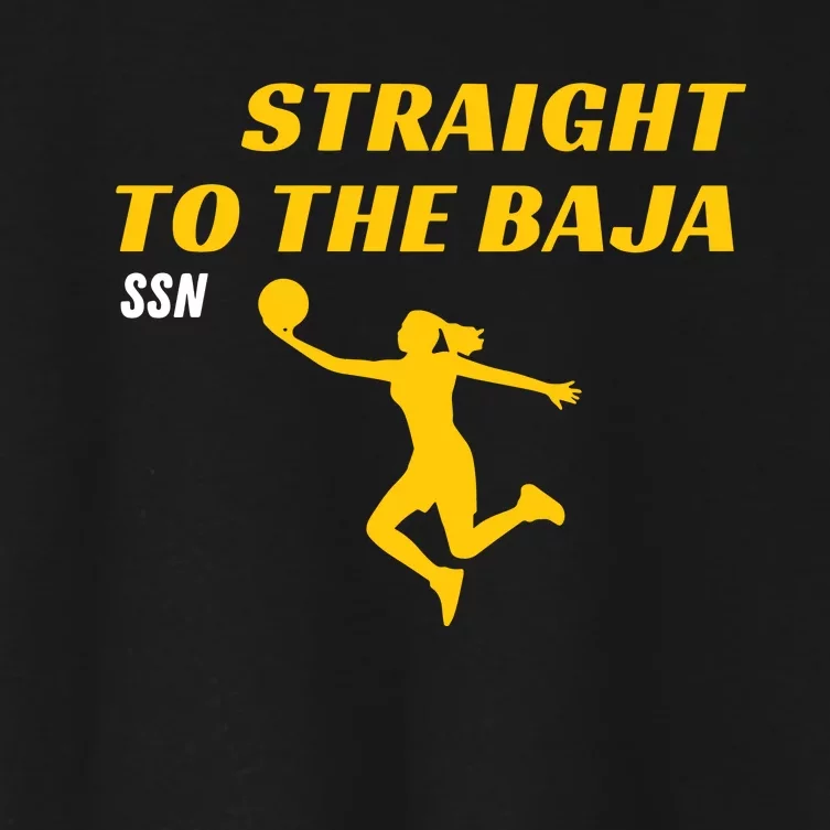 Straight To The Baja Ssn Women's Crop Top Tee