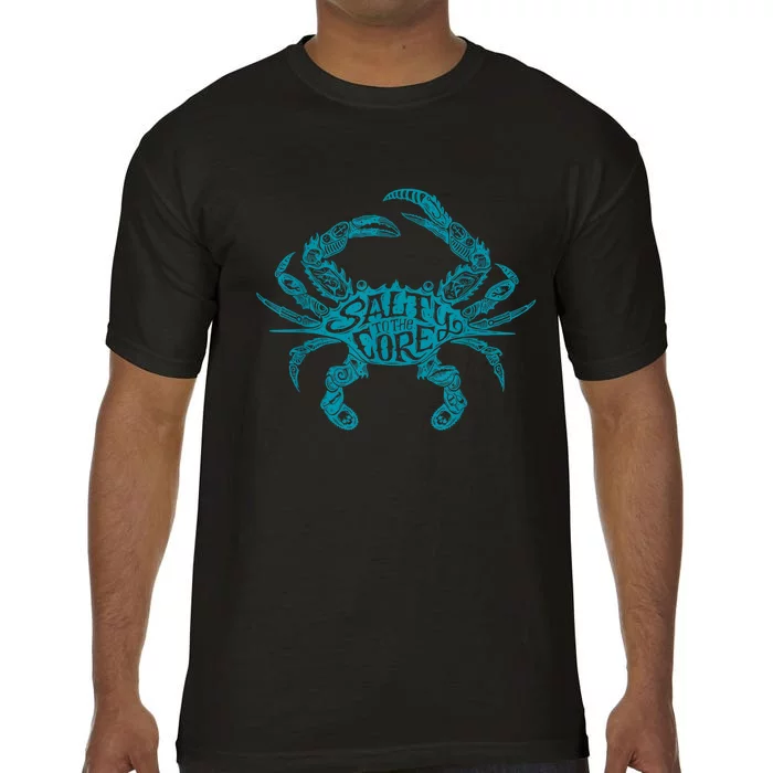 Salty To The Core Crab Comfort Colors T-Shirt