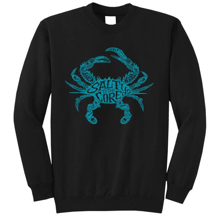 Salty To The Core Crab Tall Sweatshirt