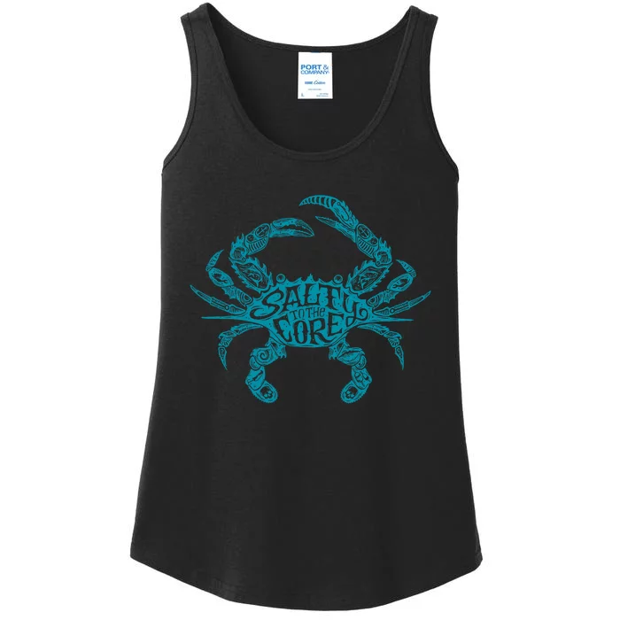 Salty To The Core Crab Ladies Essential Tank