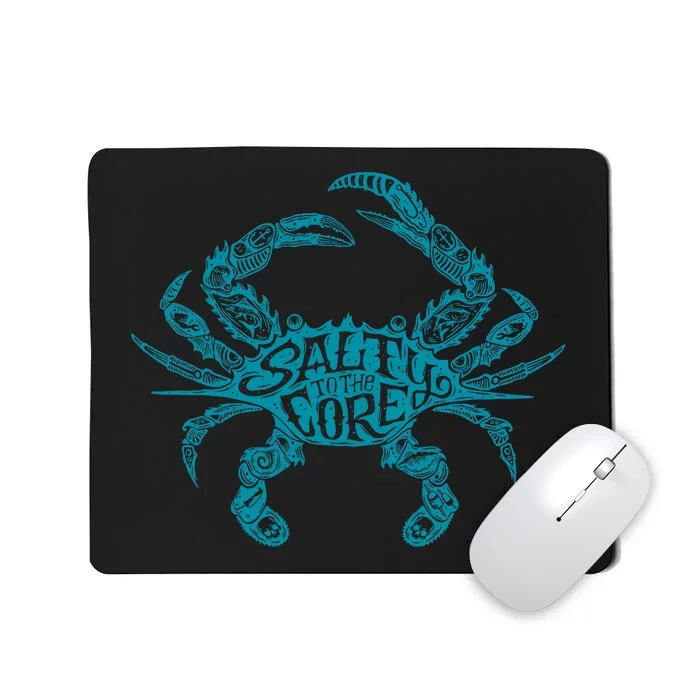 Salty To The Core Crab Mousepad