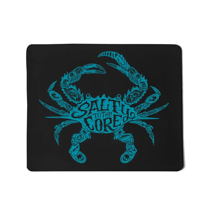 Salty To The Core Crab Mousepad