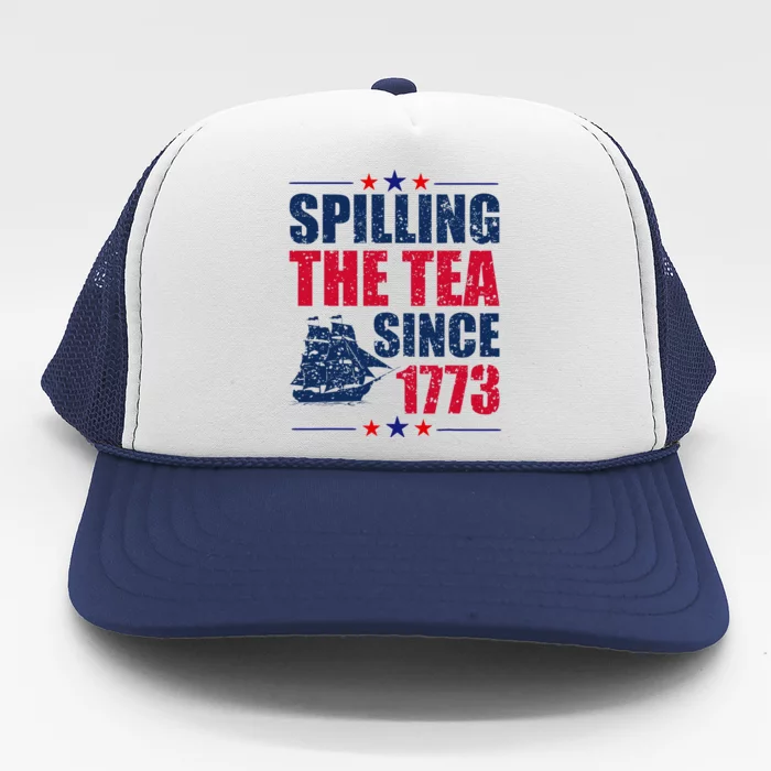 Spilling The Tea Since 1773 Women History Teacher Trucker Hat