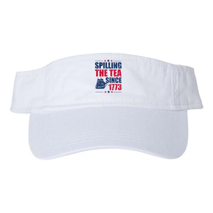 Spilling The Tea Since 1773 Women History Teacher Valucap Bio-Washed Visor