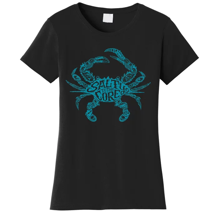 Salty To The Core Crab Women's T-Shirt