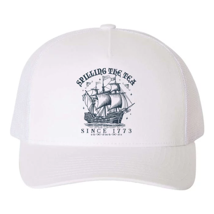 Spilling The Tea Since 1773 Yupoong Adult 5-Panel Trucker Hat