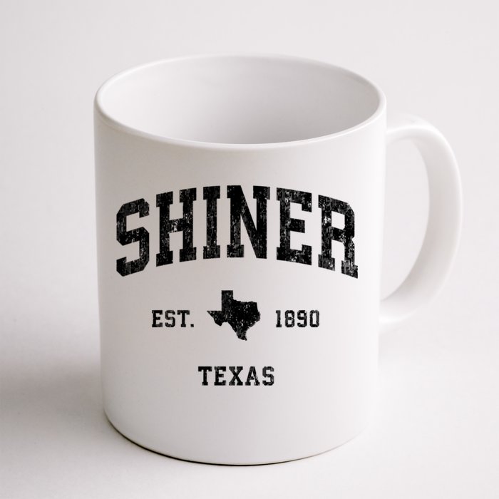 Shiner Texas Tx Vintage Athletic Sports Front & Back Coffee Mug