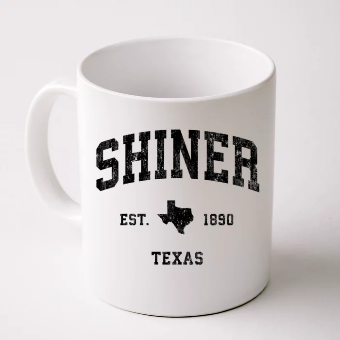 Shiner Texas Tx Vintage Athletic Sports Front & Back Coffee Mug