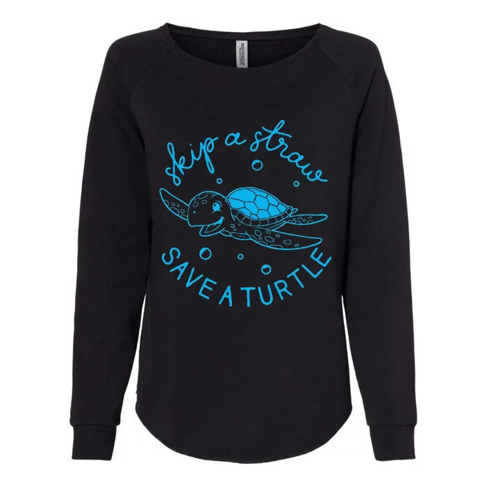 Save The Turtle Earth Day Gift Womens California Wash Sweatshirt