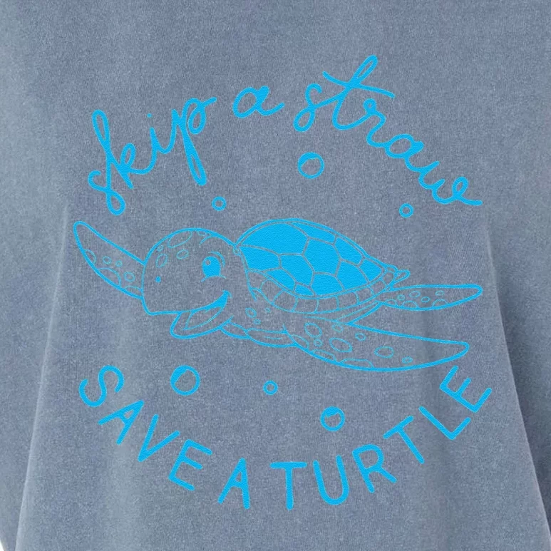 Save The Turtle Earth Day Gift Garment-Dyed Women's Muscle Tee