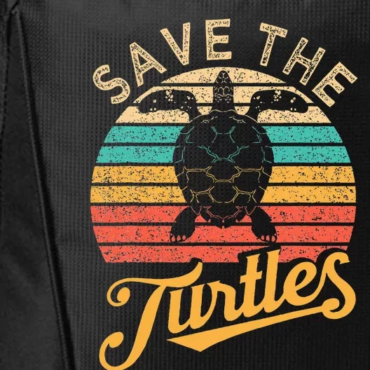 Save The Turtle Animal Rights Sea Turtle City Backpack