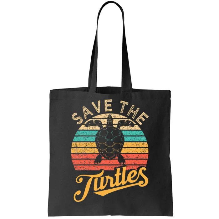 Save The Turtle Animal Rights Sea Turtle Tote Bag