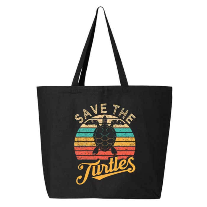 Save The Turtle Animal Rights Sea Turtle 25L Jumbo Tote