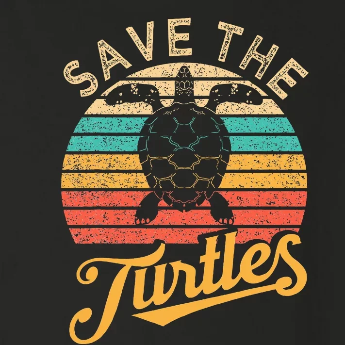 Save The Turtle Animal Rights Sea Turtle Toddler Long Sleeve Shirt