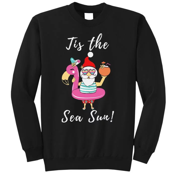 Santa Tis the SeaSun Christmas in July Tee Plussize Sweatshirt