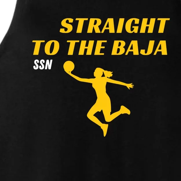 Straight To Thge Baja Ladies Tri-Blend Wicking Tank