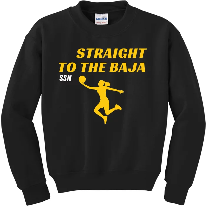 Straight To Thge Baja Kids Sweatshirt