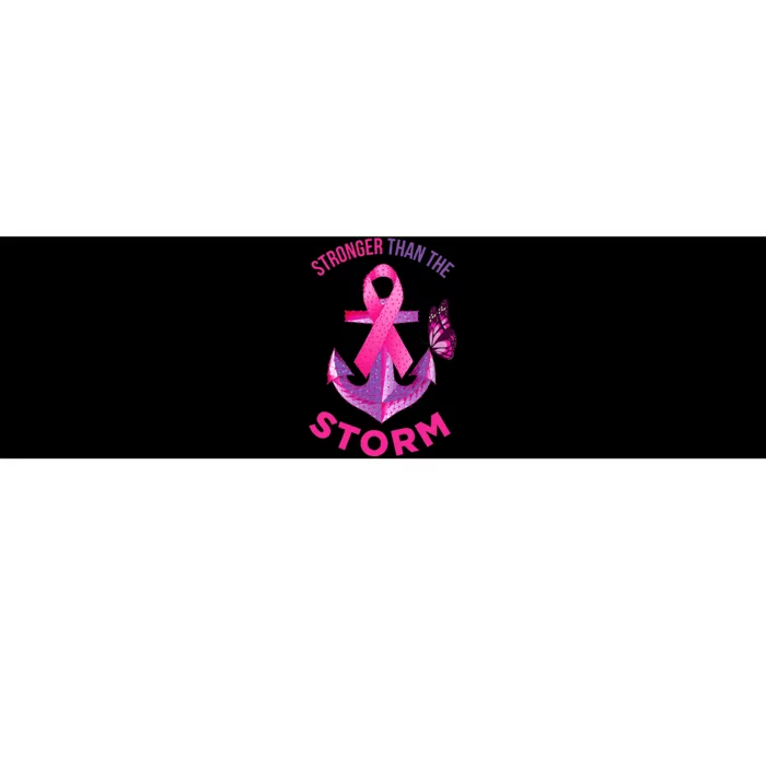 Stronger Than The Storm Fight Breast Cancer Bumper Sticker