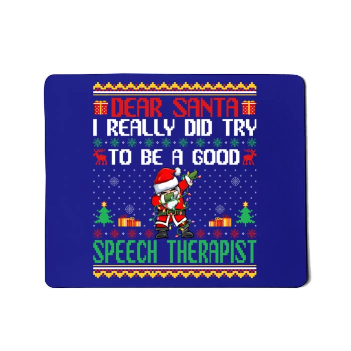 Santa Try To Be A Good Sports Anchor Funny Christmas Funny Gift Mousepad