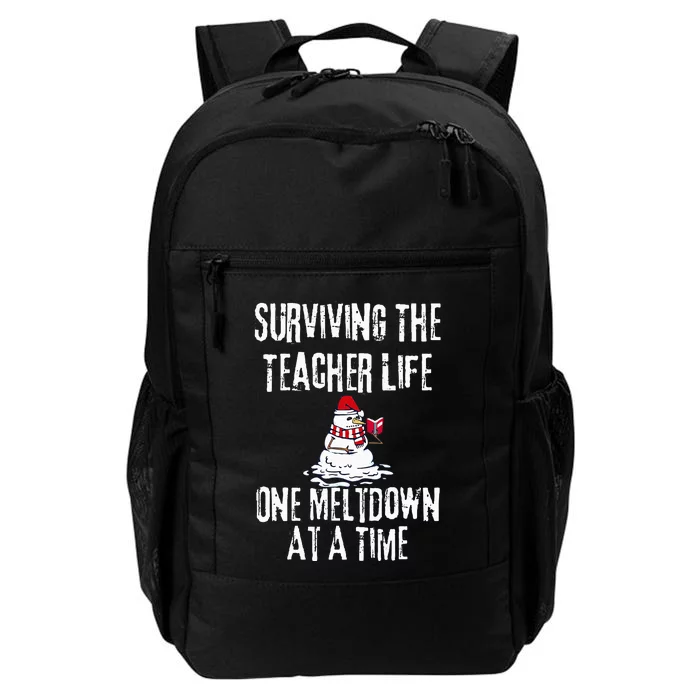 Surviving The Teacher Life One Meltdown At A Time Christmas Daily Commute Backpack