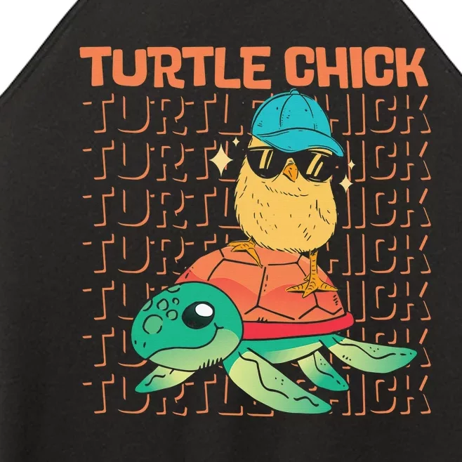 Sea Turtle Tortoise Chicken Turtle Chick Women’s Perfect Tri Rocker Tank