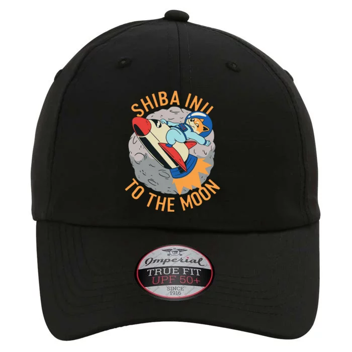 Shiba To The Moon Fox Rocket Ship The Original Performance Cap