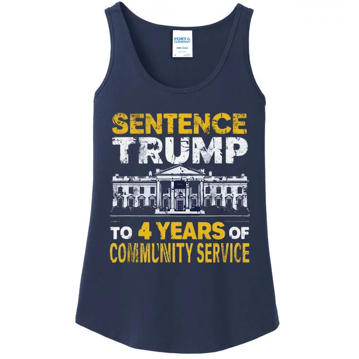 Sentence Trump To 4 Years Of Community Service Ladies Essential Tank