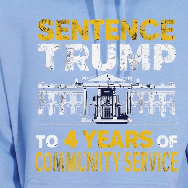 Sentence Trump To 4 Years Of Community Service Unisex Surf Hoodie